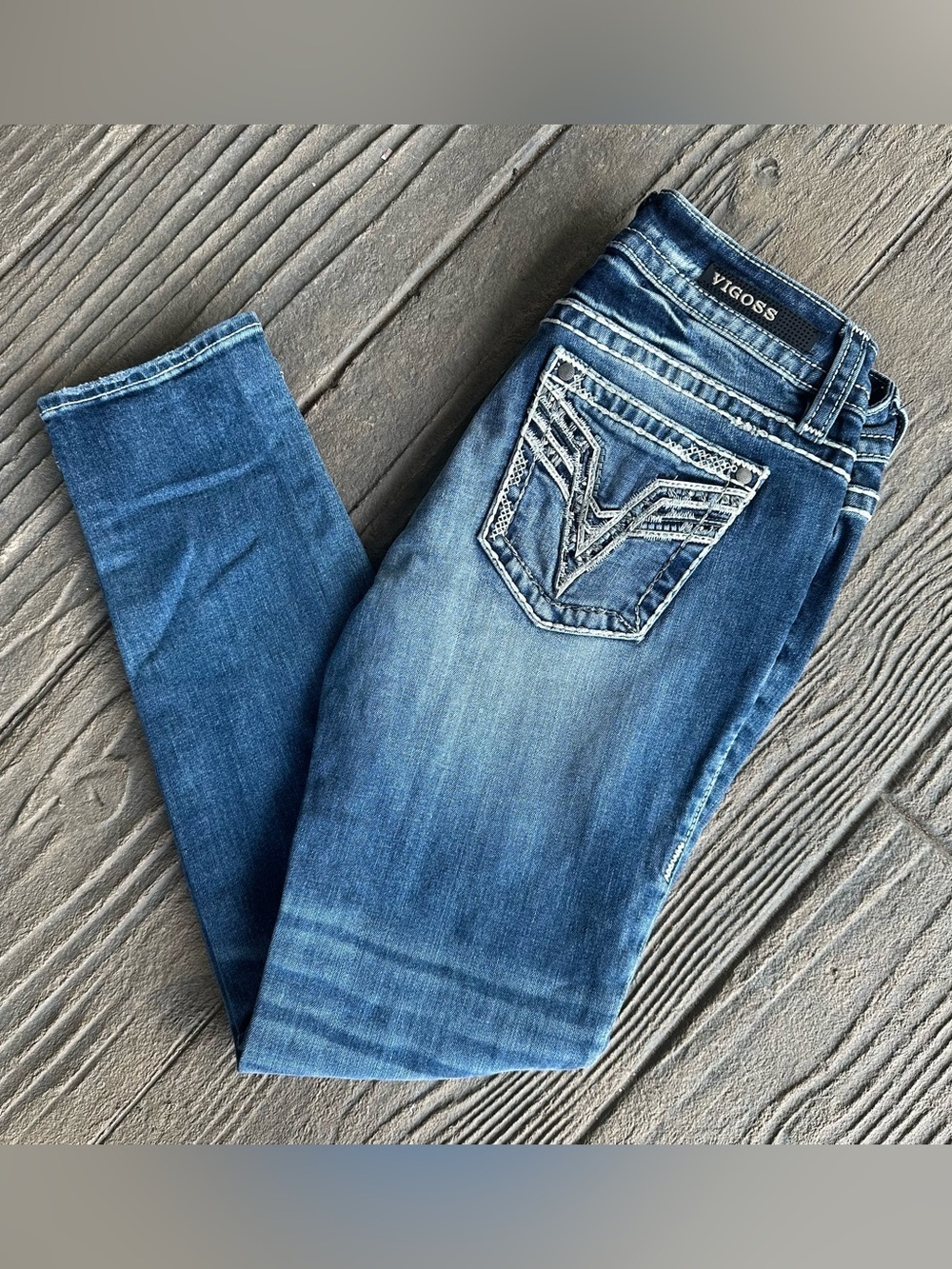 Women’s Vigoss Chelsea Tomboy Jeans Relaxed Denim Retro Y2K Streetwear Grunge